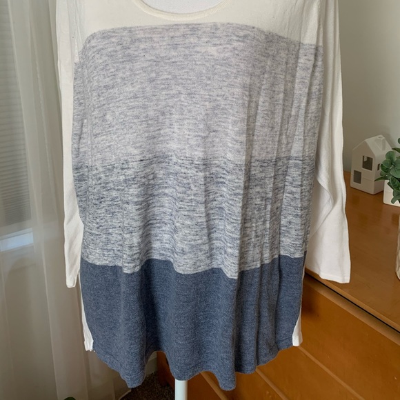 Wide striped lightweight beach sweater - Picture 2 of 6